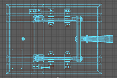 Wire Frame Top View